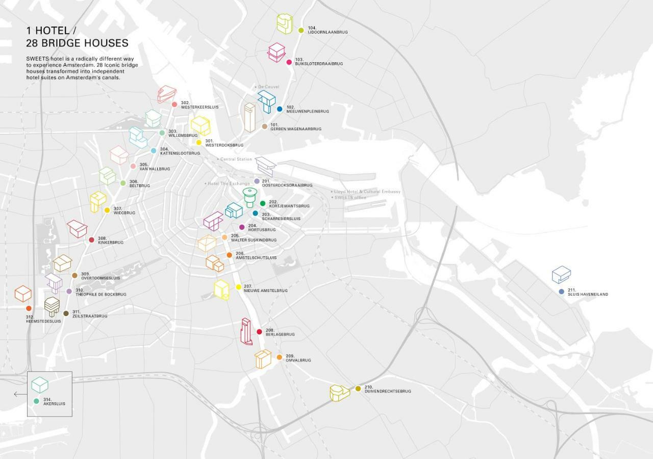 Sweets - Kortjewantsbrug Lägenhet Amsterdam Exteriör bild